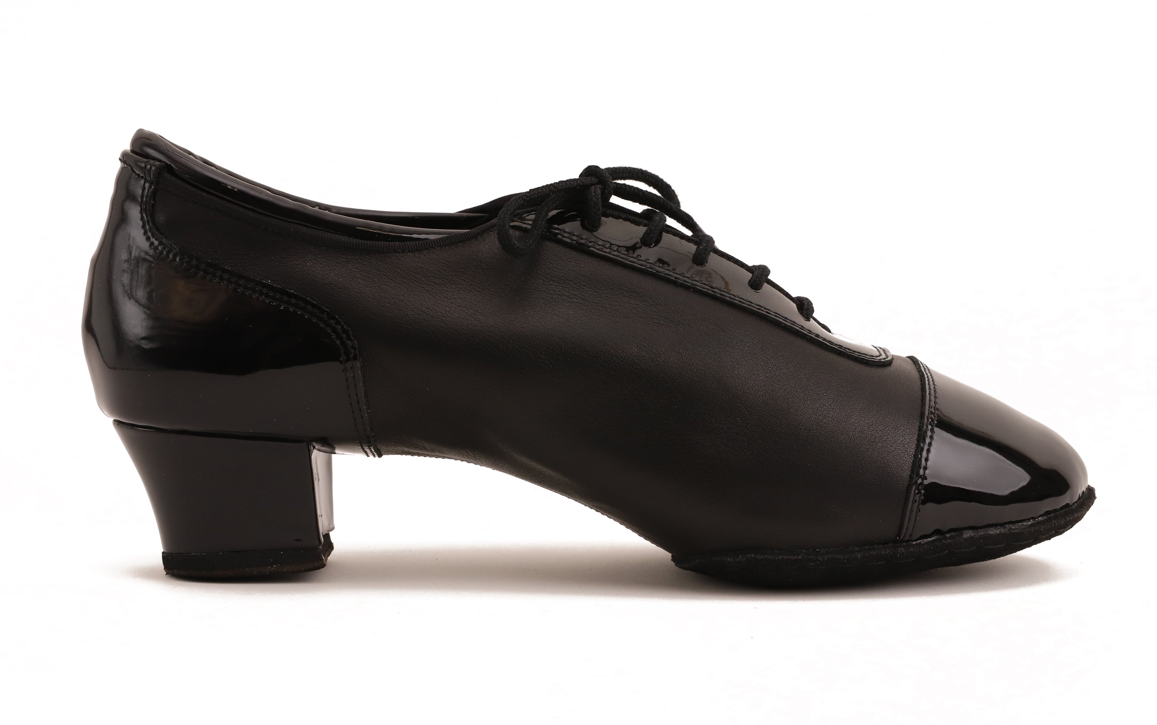 Fusion - Schwarz Leder & Patentleder 4,5 cm