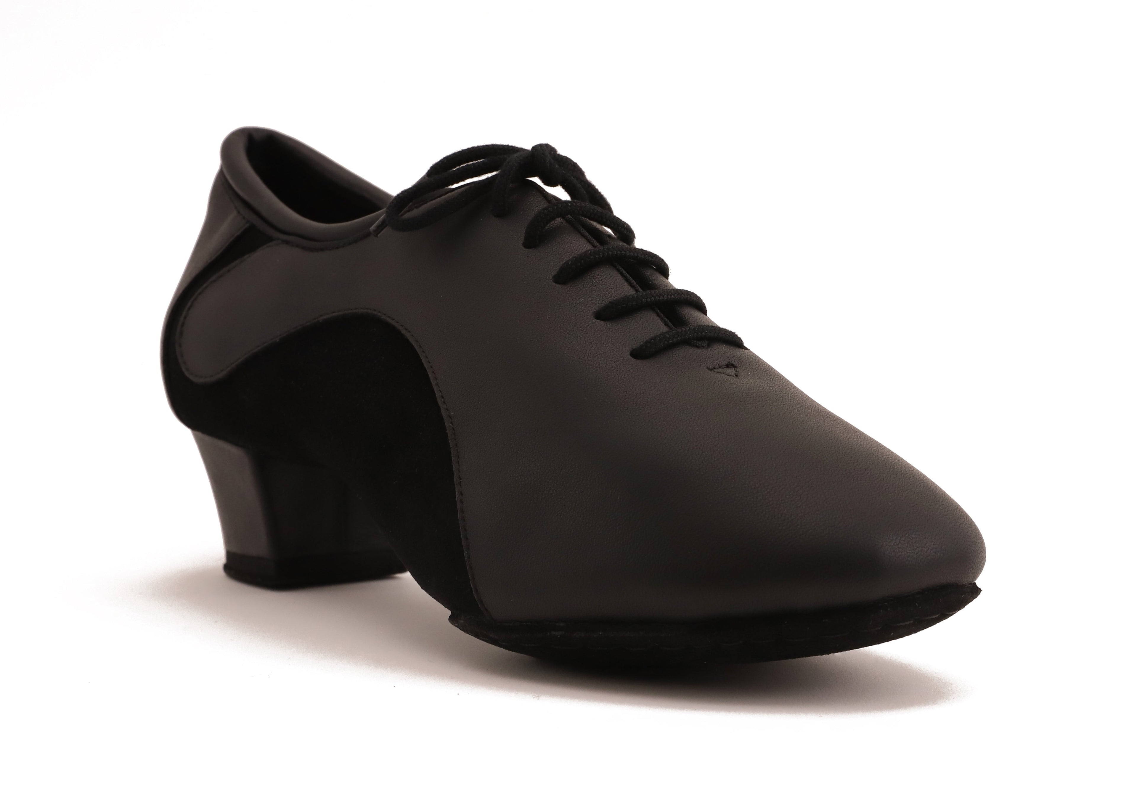 Contour - Schwarz Leder & Wildleder 4,5 cm