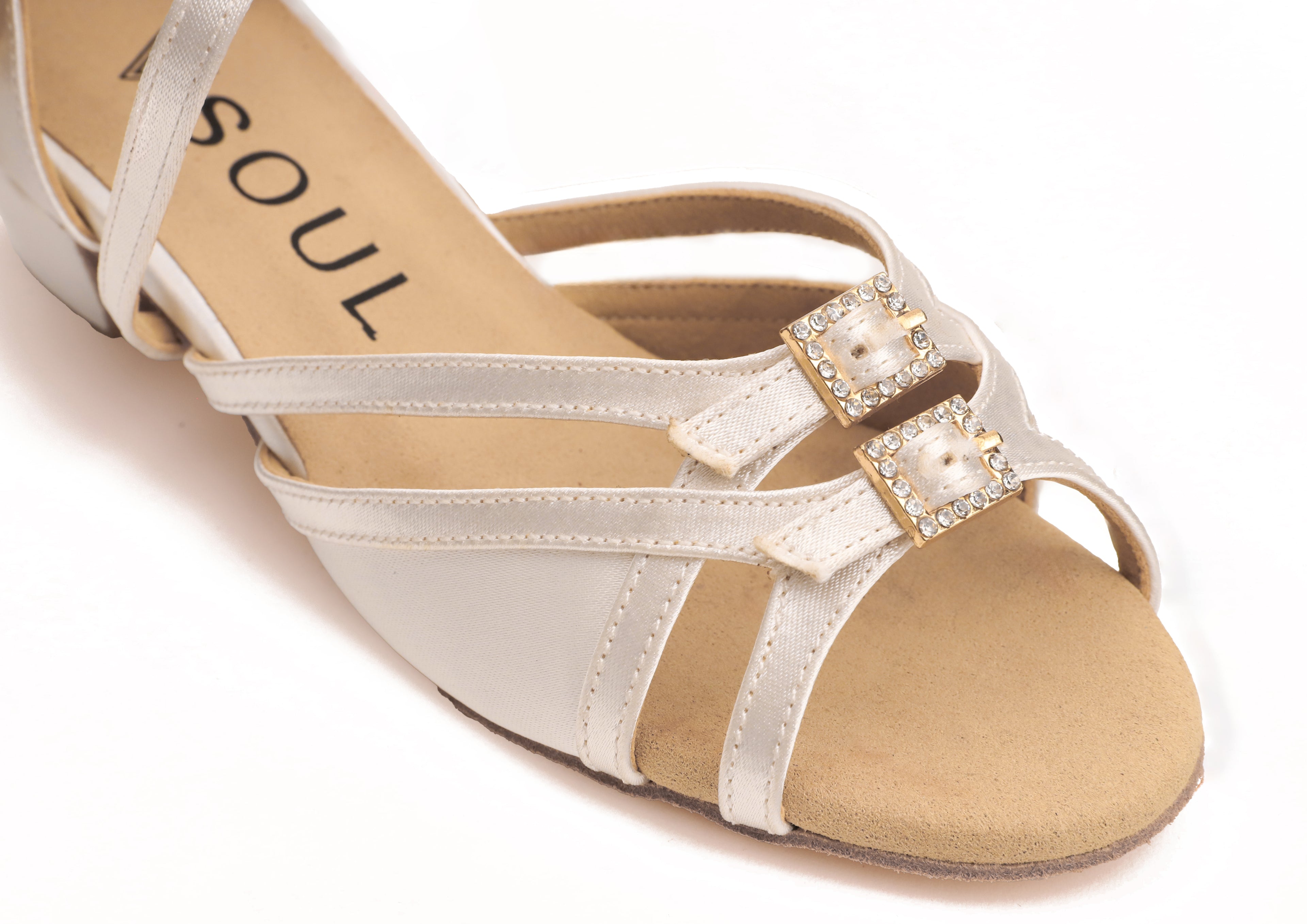 Zephyra - Weiß Satin 3,5 cm