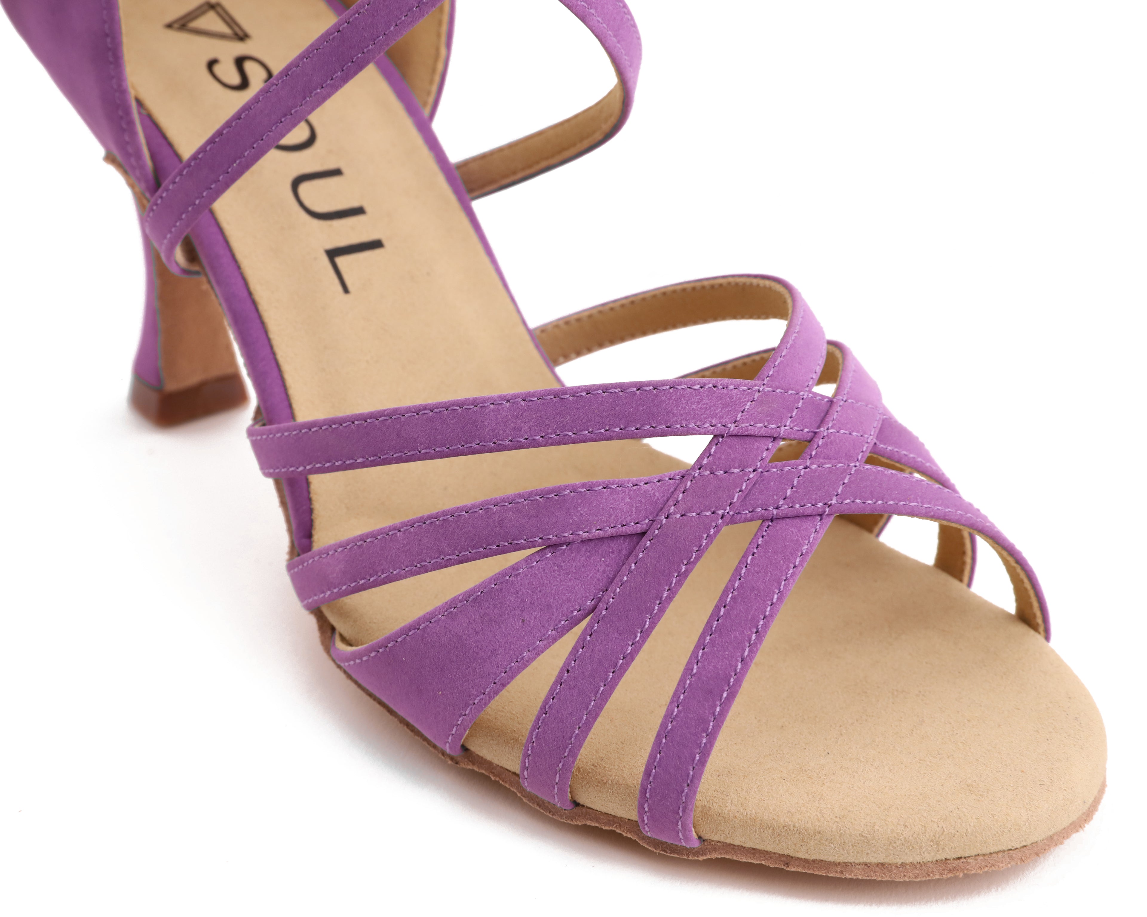 Stella - Violett Mikrofaser 7,5 cm Flare