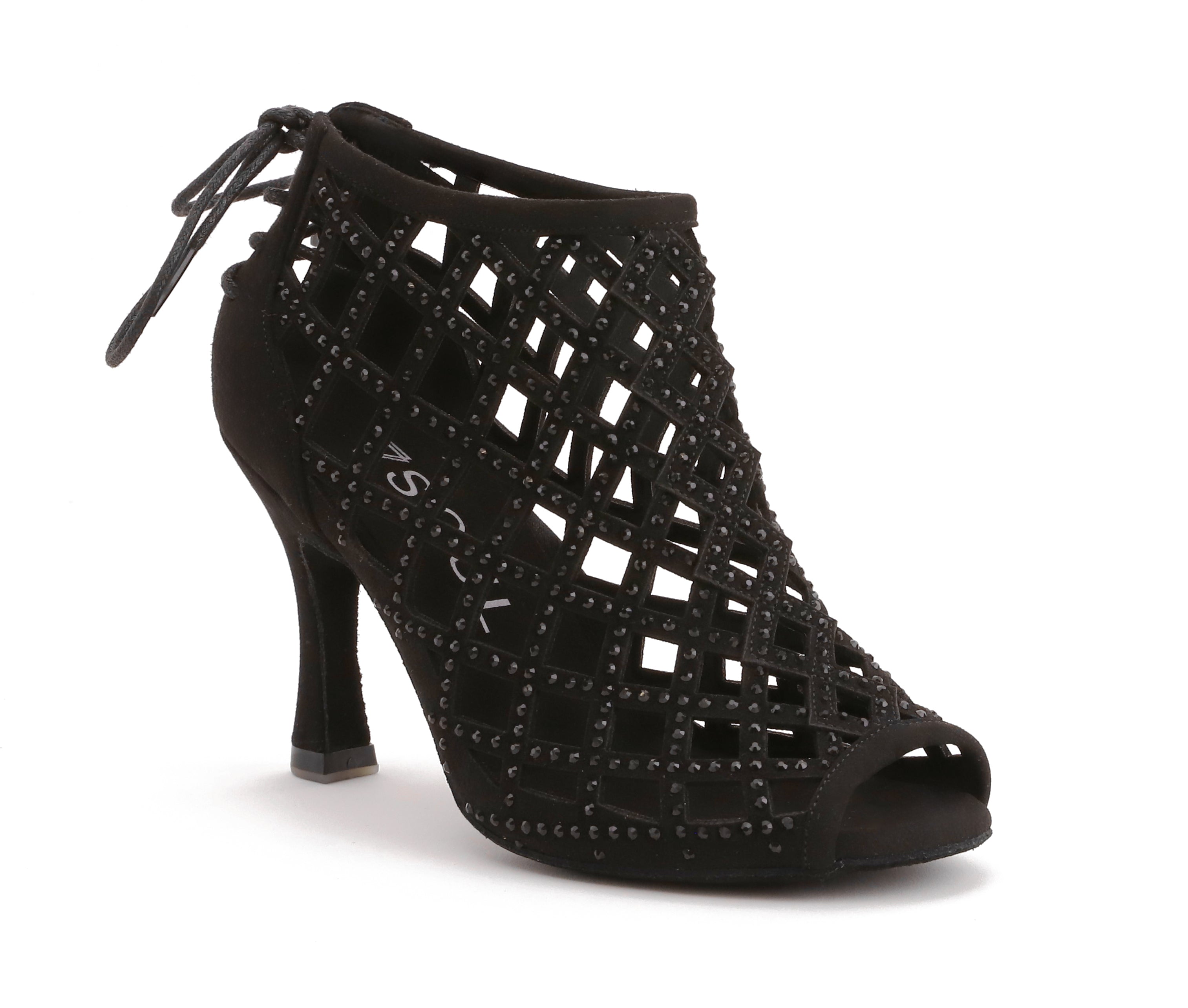 Kantara - Schwarz Mikrofaser 8,5 cm Flare