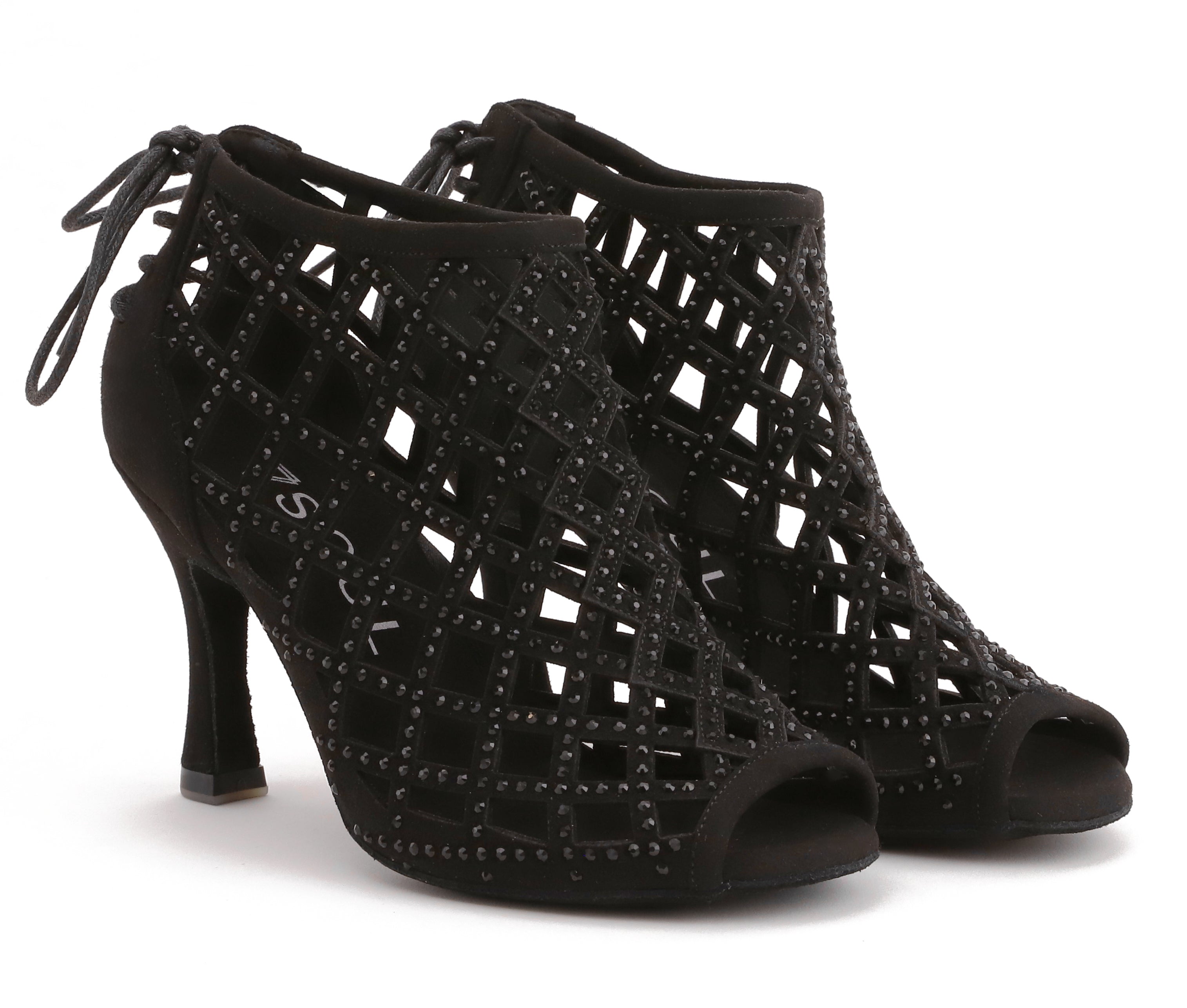 Kantara - Schwarz Mikrofaser 8,5 cm Flare