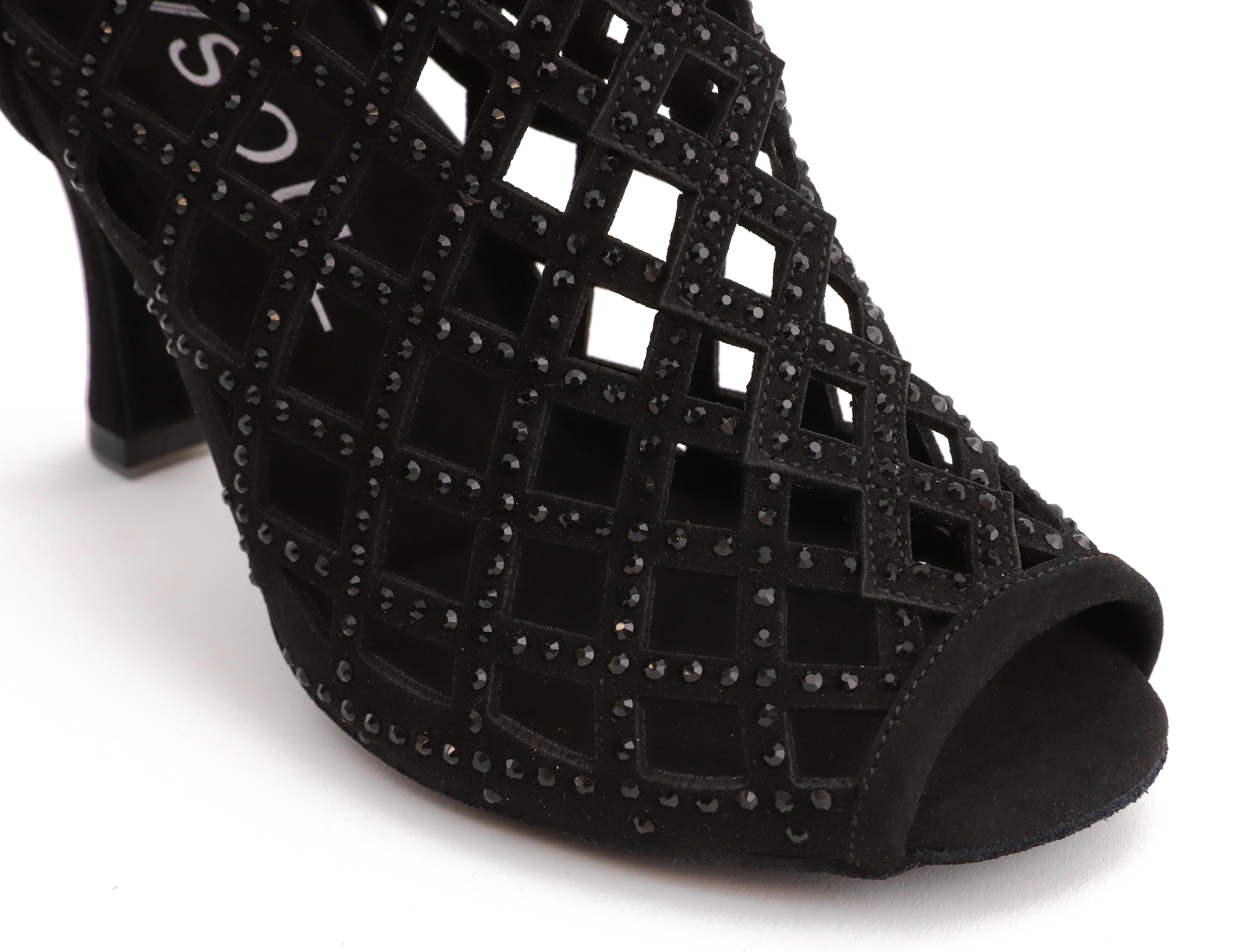 Kantara - Schwarz Mikrofaser 8,5 cm Flare