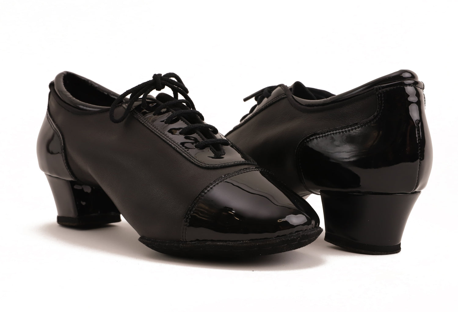 Fusion - Schwarz Leder &amp; Patentleder 4,5 cm
