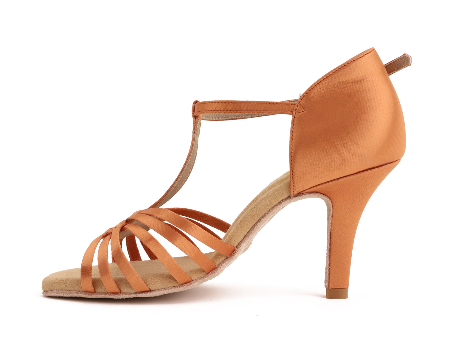 Viktoriia Ultra - Tan Satin 8 cm Slim