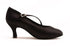 Delora Schwarz Satin Rounded 6,5 cm Flare – Standard Tanzschuhe Damen SOUL