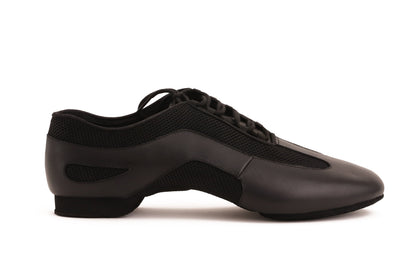 Jazz - Schwarz Air Mesh &amp; Leder 1 cm