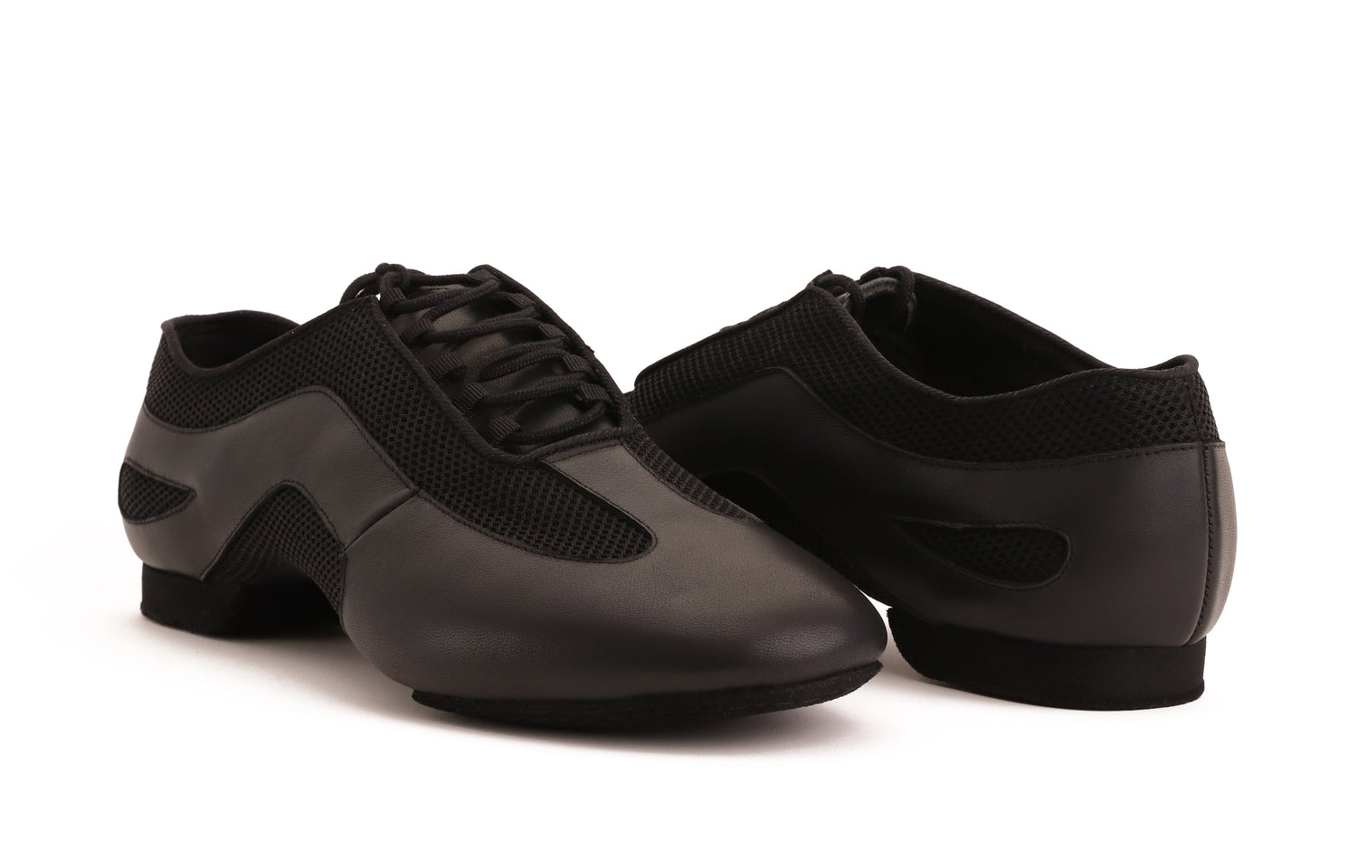 Jazz - Schwarz Air Mesh &amp; Leder 1 cm