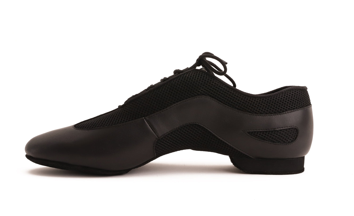 Jazz - Schwarz Air Mesh &amp; Leder 1 cm