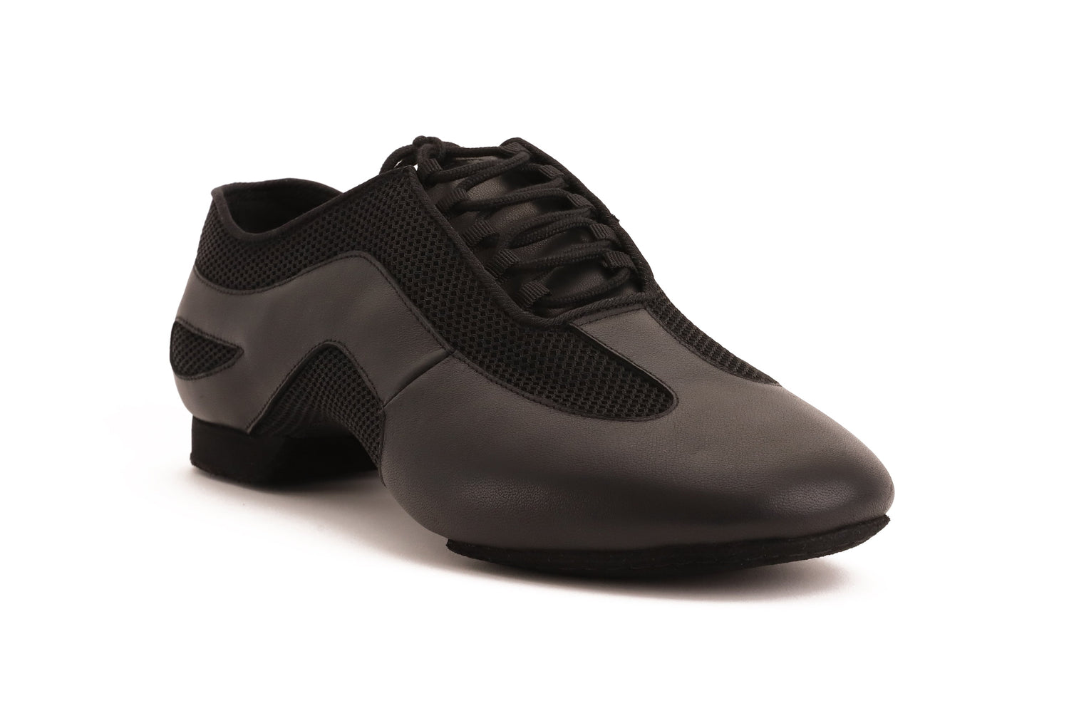 Jazz - Schwarz Air Mesh &amp; Leder 1 cm