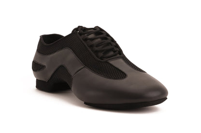 Jazz - Schwarz Air Mesh &amp; Leder 1 cm