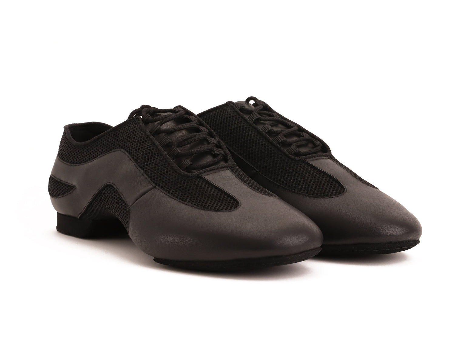 Jazz - Schwarz Air Mesh &amp; Leder 1 cm