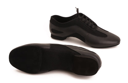 Jazz - Schwarz Air Mesh &amp; Leder 1 cm
