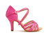 Stella Pink Satin Crystal 8 cm Slim – Tanzschuhe Damen Latein & Standard SOUL