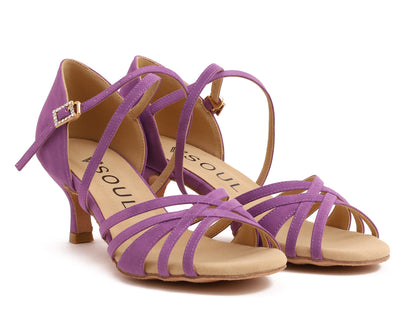 Stella - Violet Microfiber 5.5 cm Elite Flare