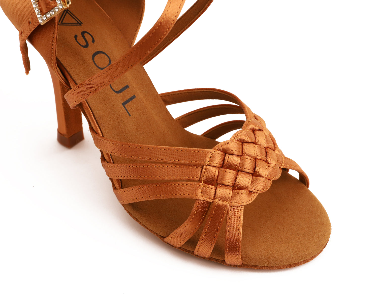 Sahara - Tan Satin 8.5cm Slim